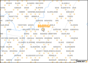 map of Odonigi