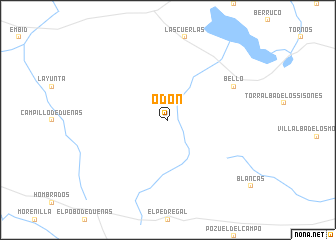 map of Odón