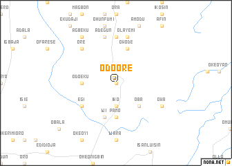 map of Odo Ore