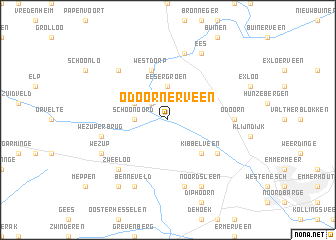 map of Odoornerveen