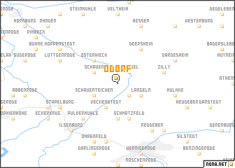 map of Odorf
