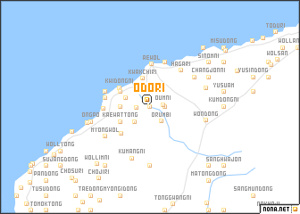 map of Ŏdo-ri