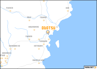 map of Ōdōtsu