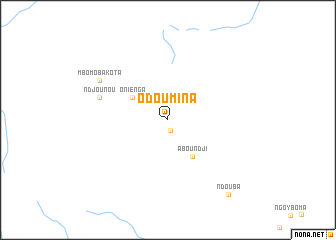 map of Odoumina