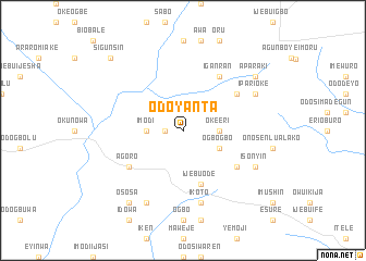 map of Odoyanta
