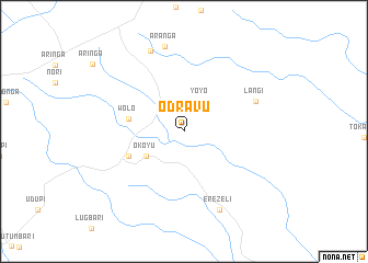 map of Odravu