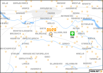 map of Odra