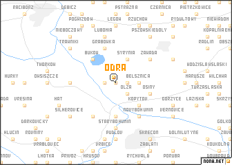 map of Odra