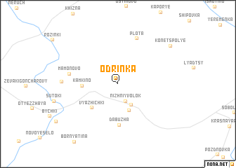 map of Odrinka