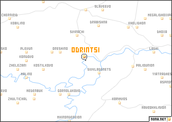 map of Odrintsi