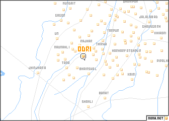 map of Odri