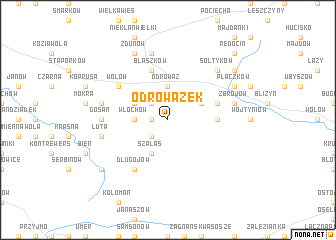 map of Odrowążek