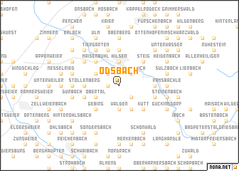 map of Ödsbach