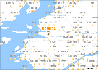 map of Ödsmål