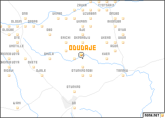 map of Odudaje