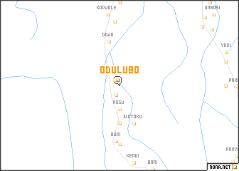 map of Odulubo