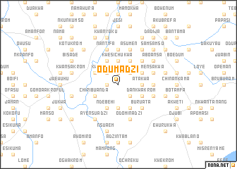 map of Odumadzi