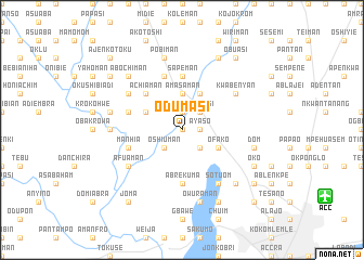 map of Odumasi