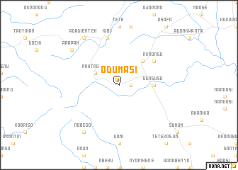 map of Odumasi