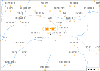 map of Odumasi