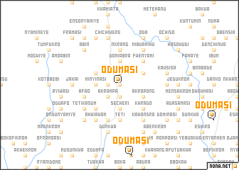 map of Odumasi