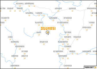 map of Odumasi