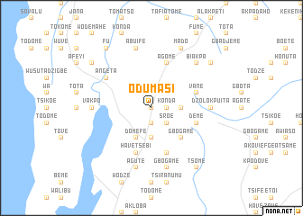 map of Odumasi