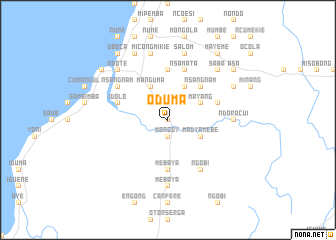 map of Oduma