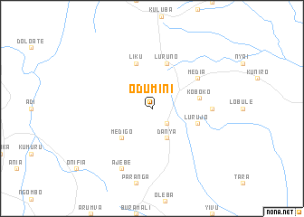 map of Odumini