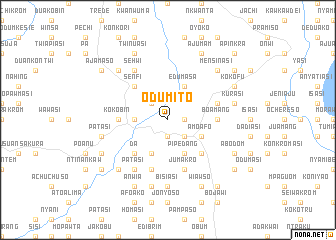 map of Odumito