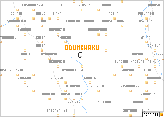 map of Odumkwaku