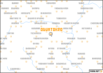 map of Odumtokro