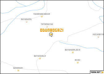 map of Odunboğazı