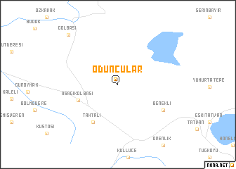 map of Oduncular