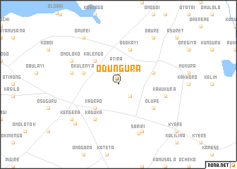 map of Odungura