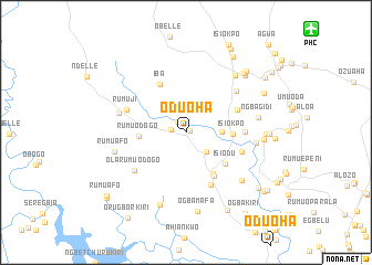 map of Oduoha