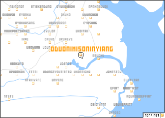 map of Oduonim Ison Inyiang