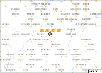 map of Odurokrom