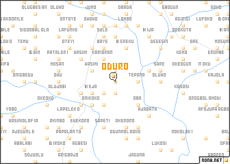 map of Oduro