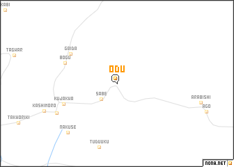 map of Odu