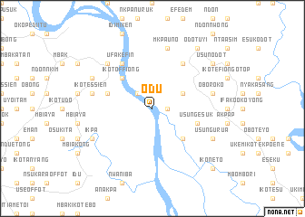 map of Odu