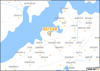 map of Odyedo