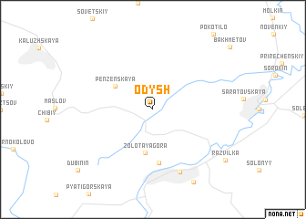 map of (( Odysh ))