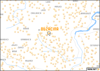 map of Odžačina