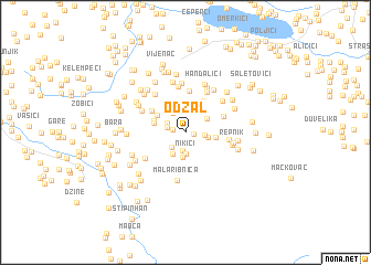 map of Odzal