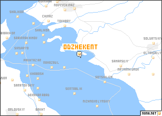 map of Odzhekent