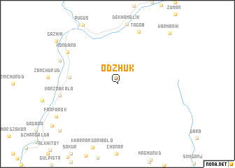 map of Odzhuk