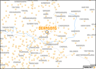 map of Oeam-dong