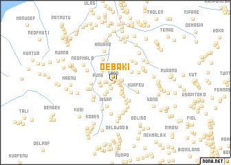 map of Oebaki