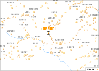 map of Oebani